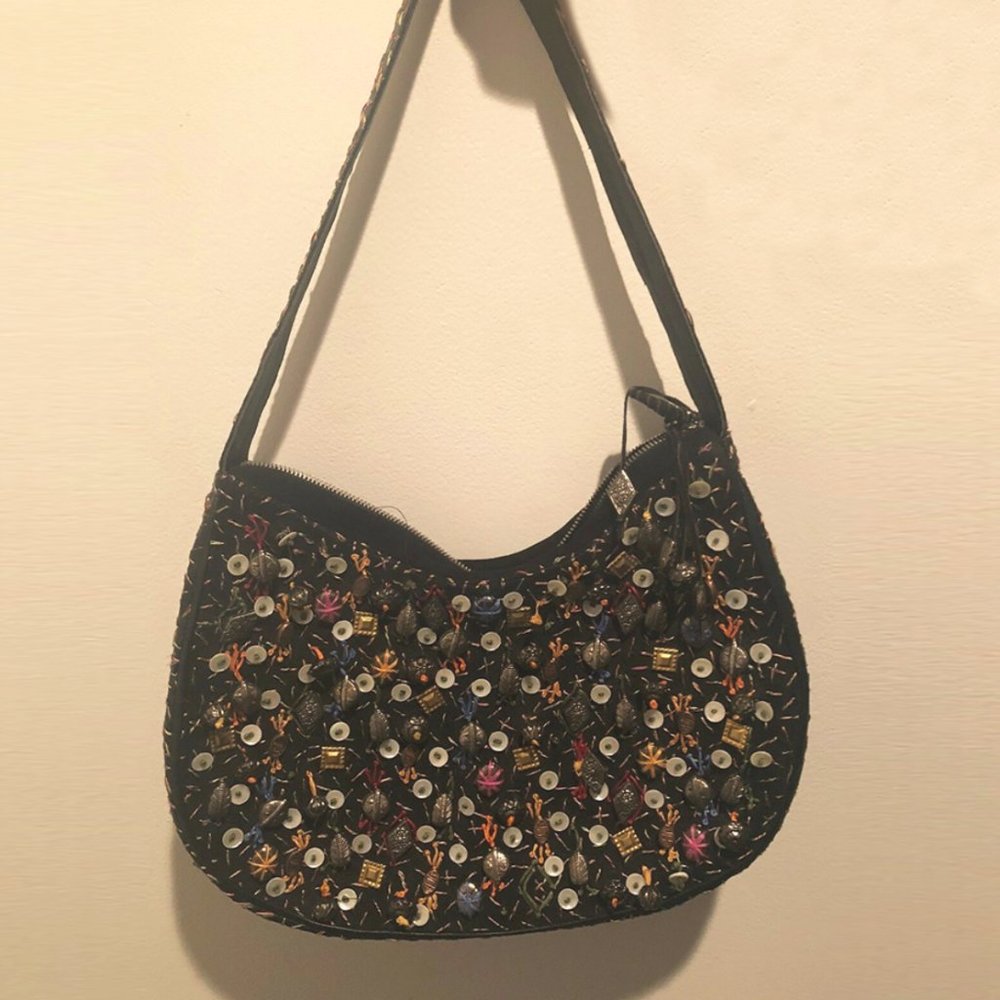 Jocelyn Decorative Button Purse